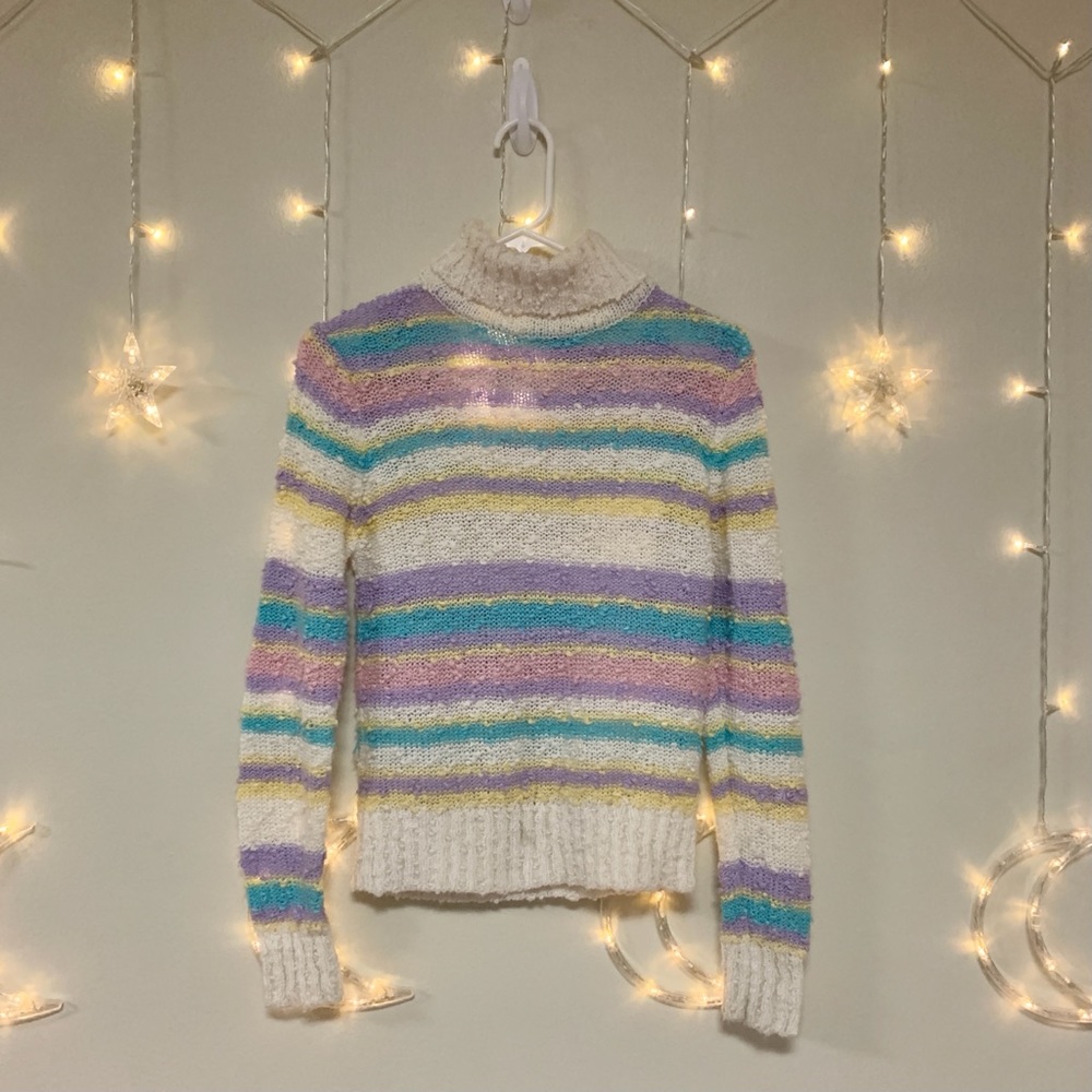 Vintage Kawaii‎ Pastel Knotted Sweater